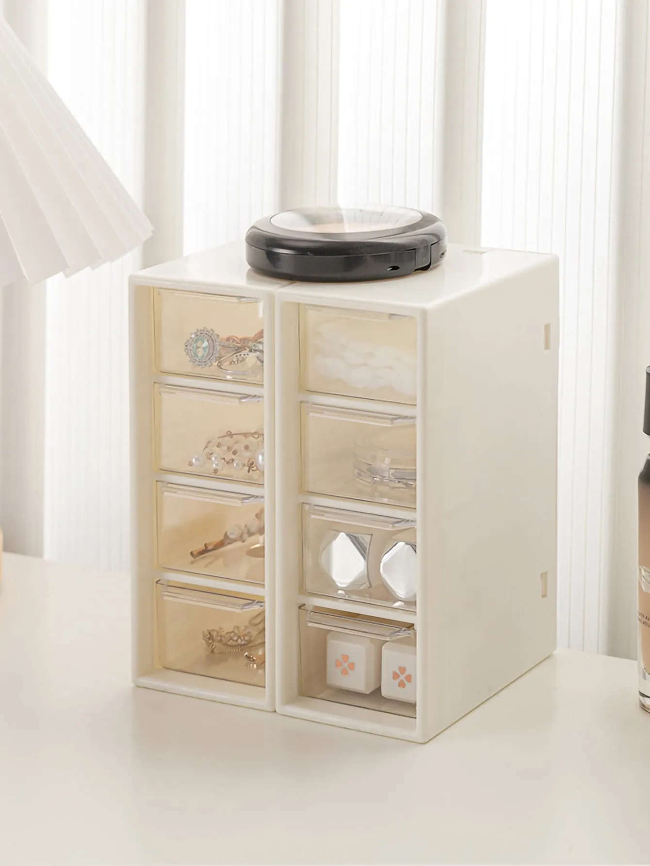 1pc Multi-grid Jewelry Storage Box
