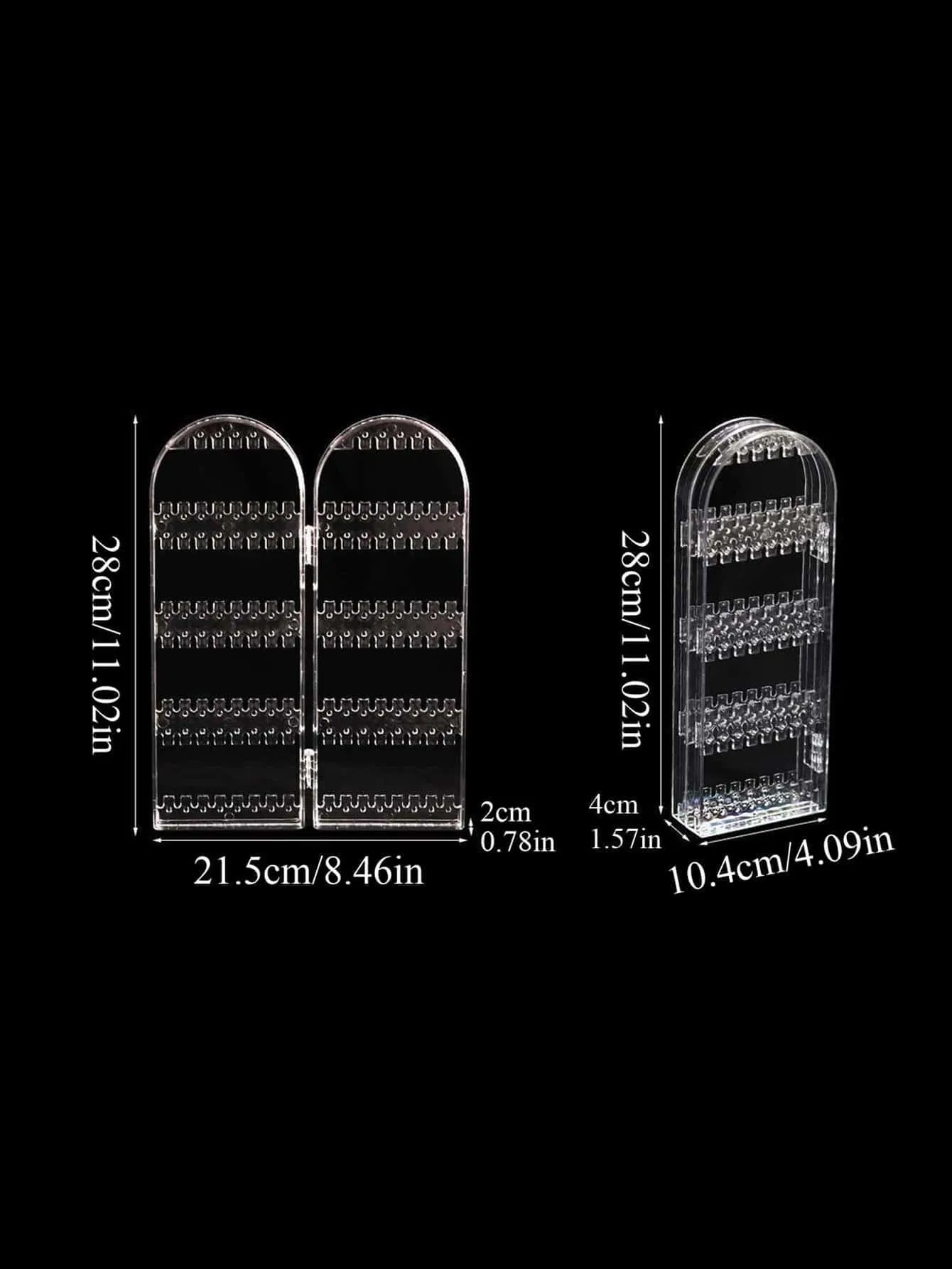 1pc PP Jewelry Tower, Minimalist Multi-layer Jewelry Display Rack For Home