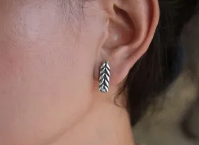 Bali Wheat Silver Earrings, Daily Earrings for Women, Jewelry Gifts