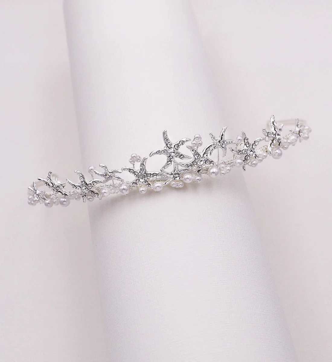 Bayley Bridal Wedding Starfish Tiara