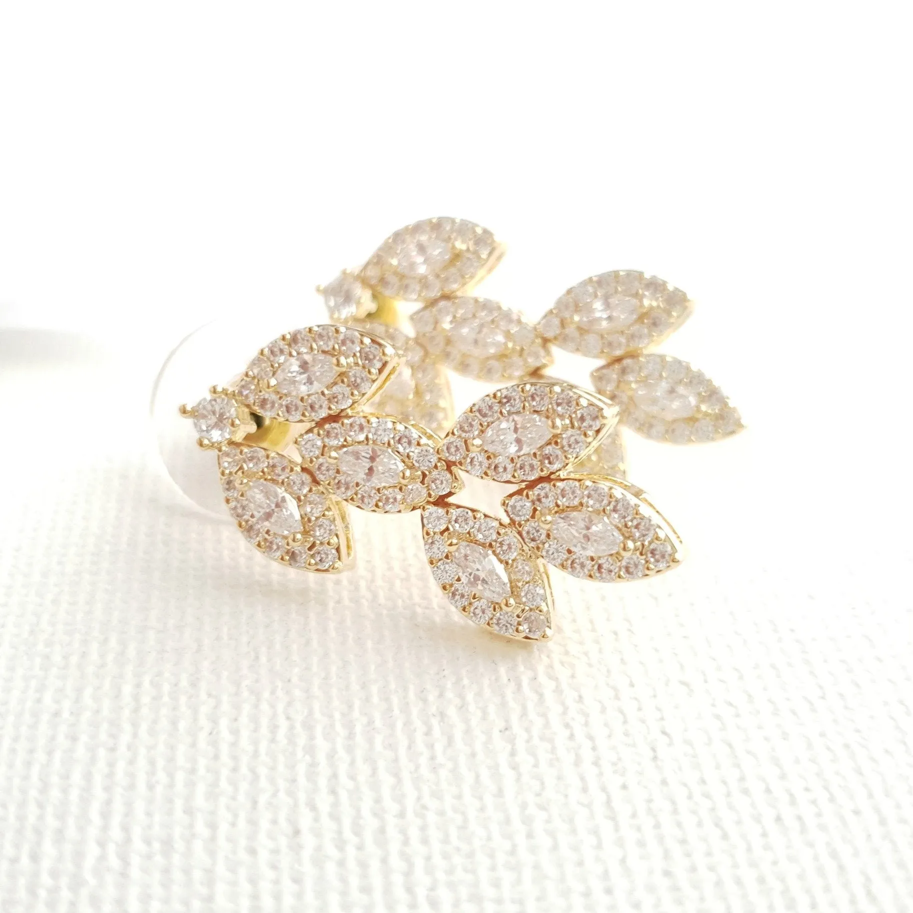 Crystal Wedding Jewelry Set-Abby