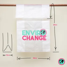EnviroChange Biodegradable & Plant-Based Refuse Bags 100L - 25 Bag Roll