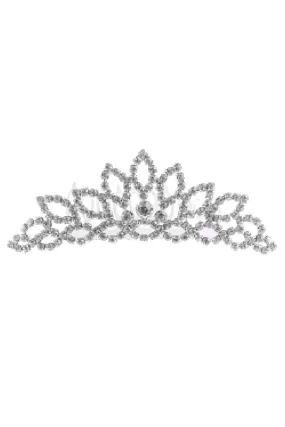 Girls Multi Color Rhinestone Wedding Pageant Comb Small Tiara