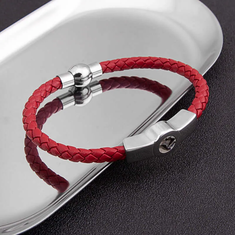 I Love You Red String Felicity Bracelet with Picture Inside
