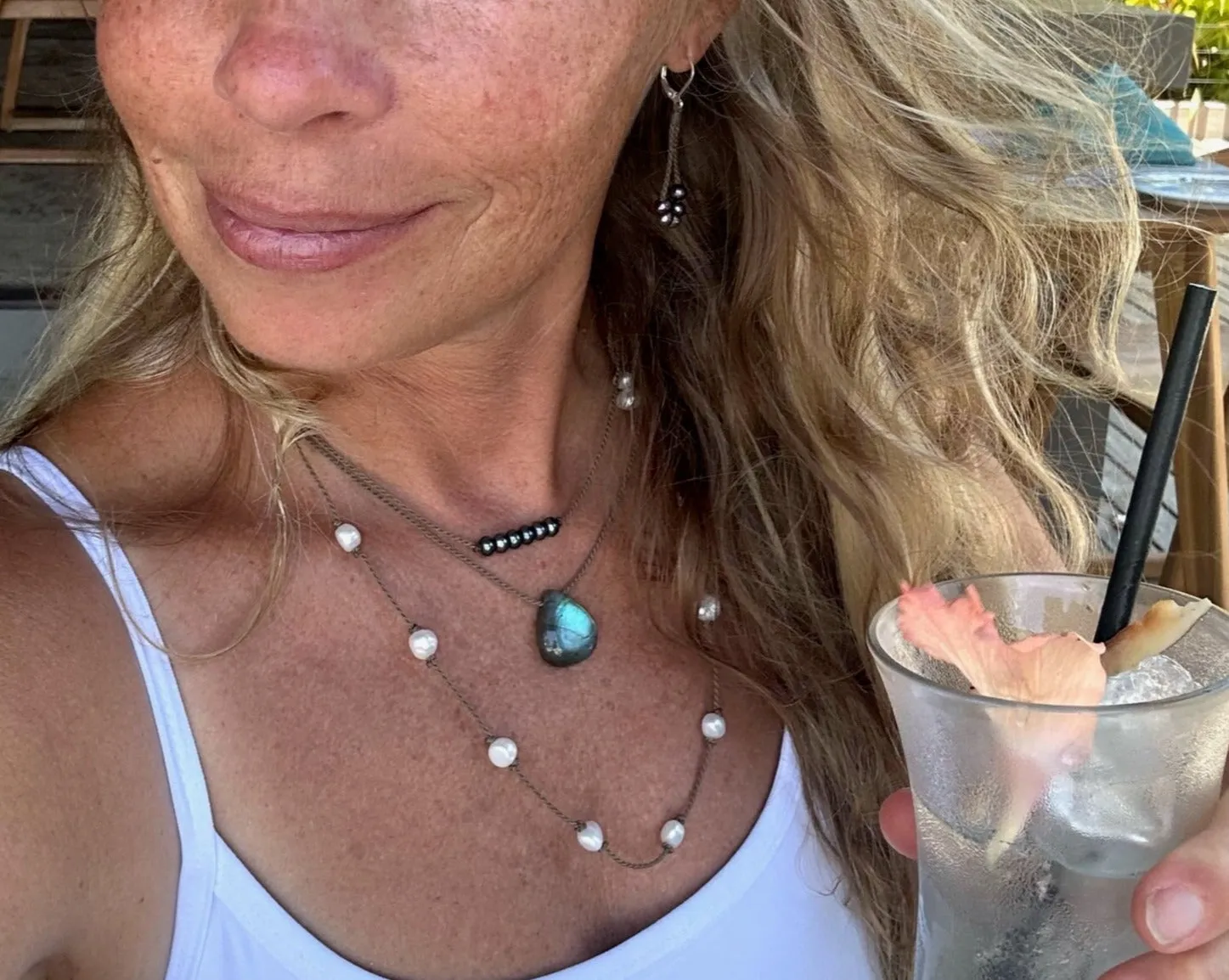 Labradorite Stone Pendants