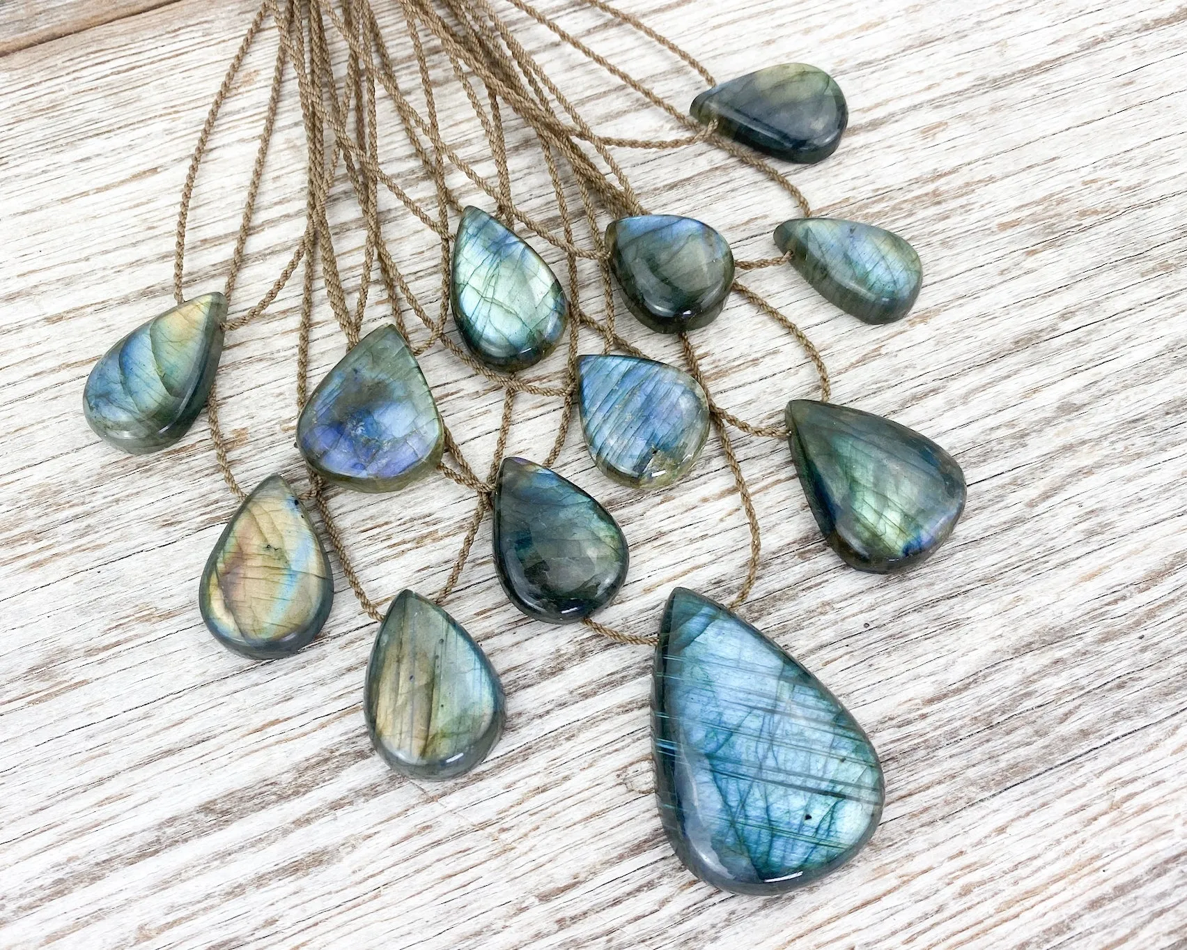 Labradorite Stone Pendants