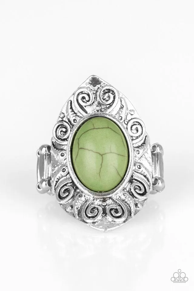 Mega Mother Nature - Green Paparazzi Jewelry Ring
