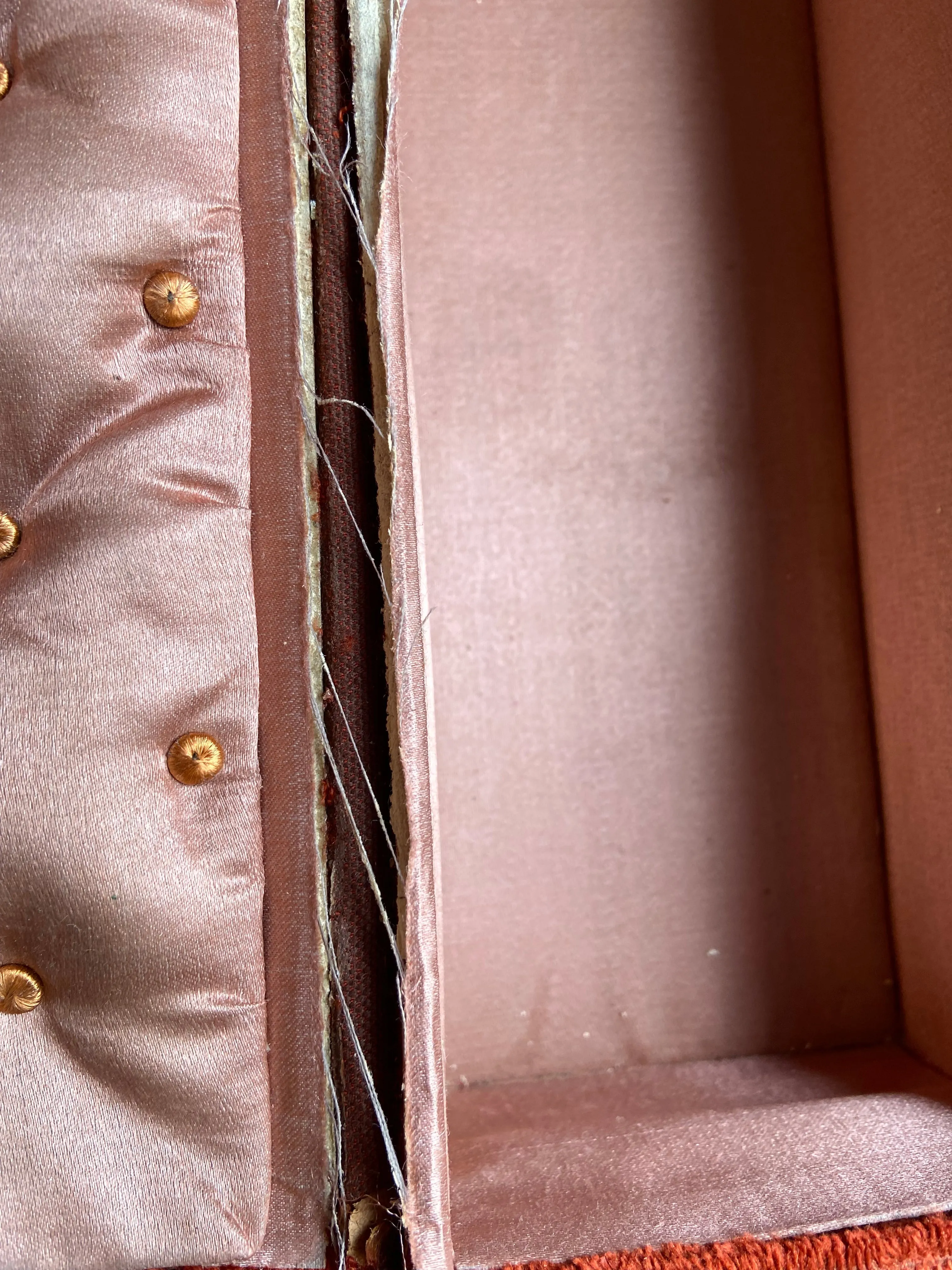 Napoleon III Velvet Jewelry Box