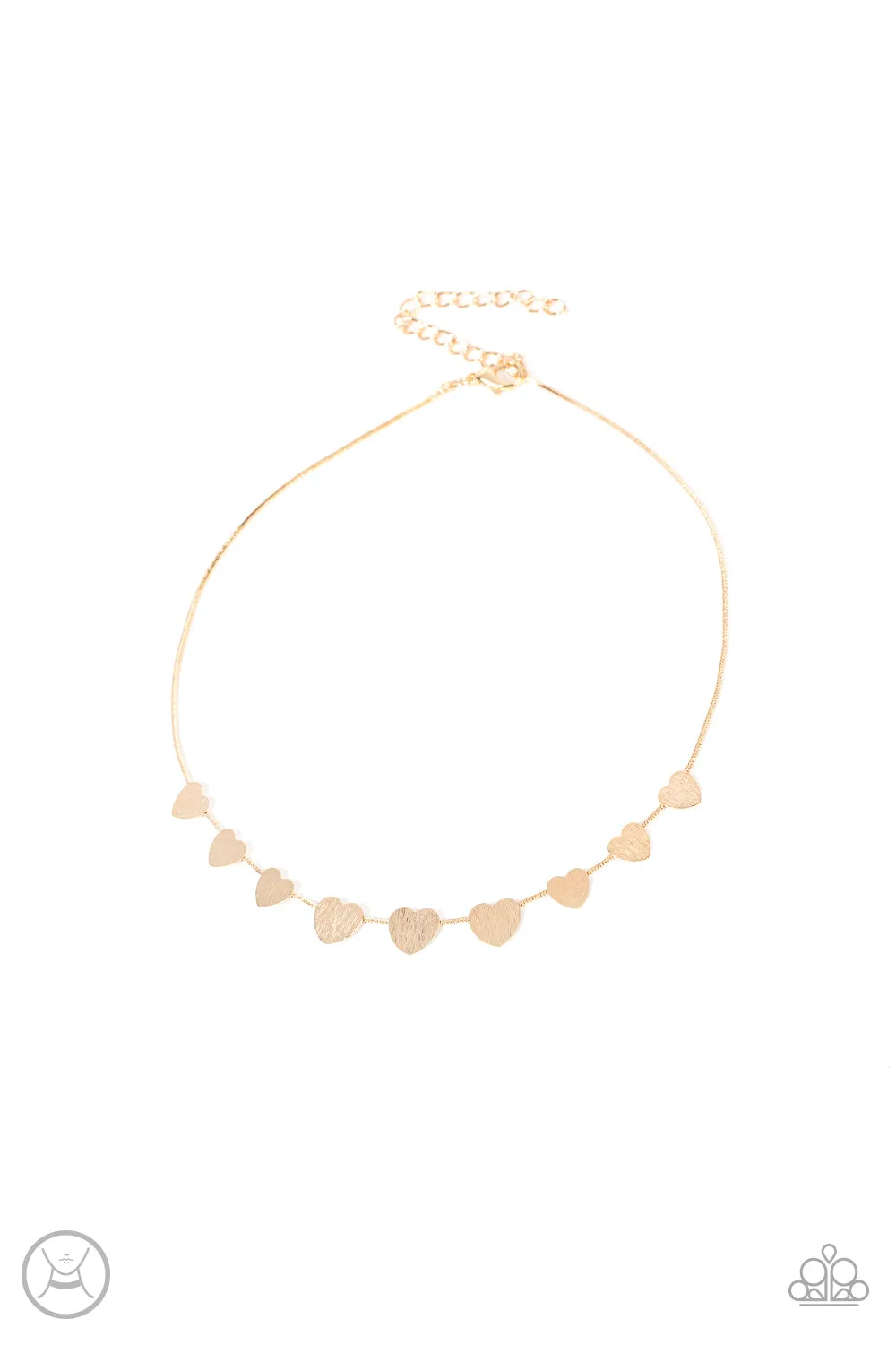Paparazzi Dainty Desire - Gold Choker Necklace