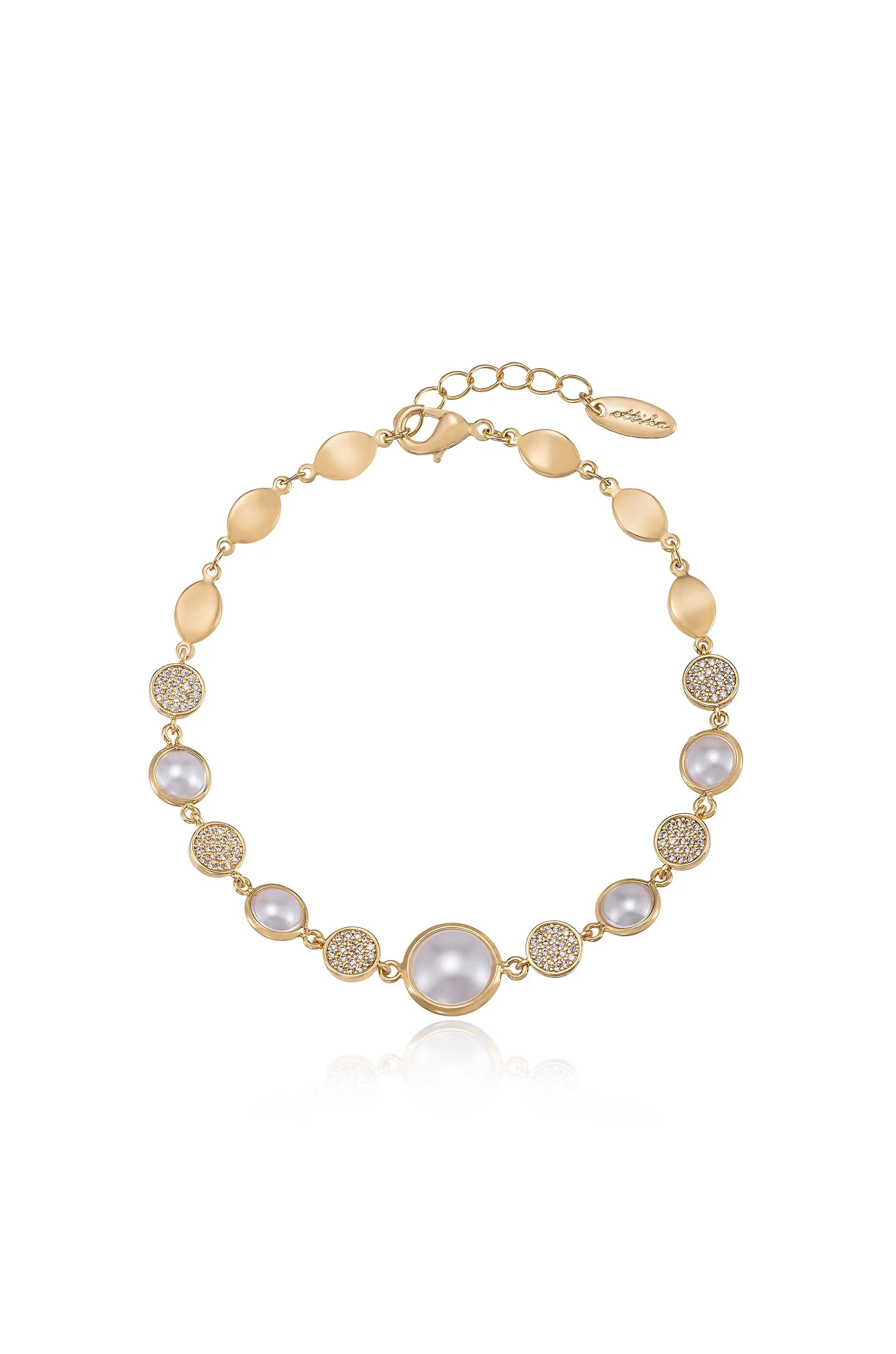 Pearl Globe Trotter Anklet