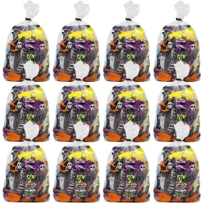 Prefilled Halloween Candy Treat Bags - 12 oz ea, Large (Pack of 12)