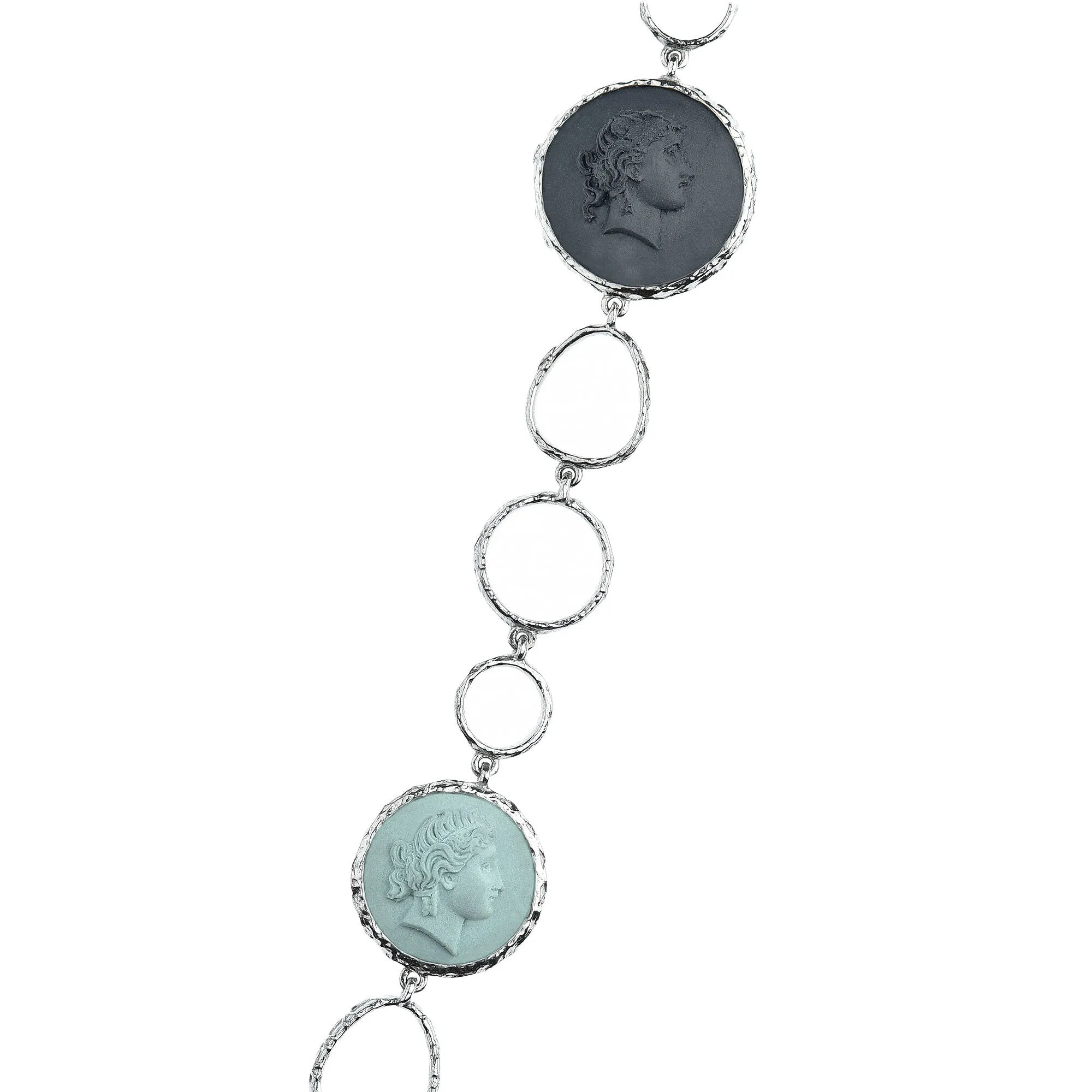 Profile of Women in Ancient Rome Cameo Necklace