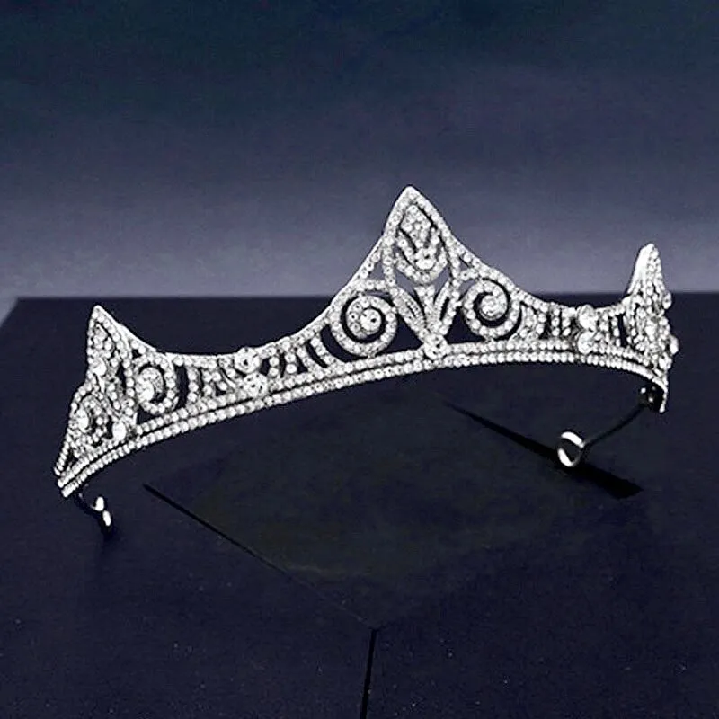 "Danika" - Silver Cubic Zirconia Bridal Tiara