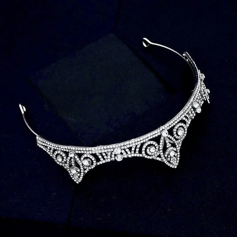 "Danika" - Silver Cubic Zirconia Bridal Tiara