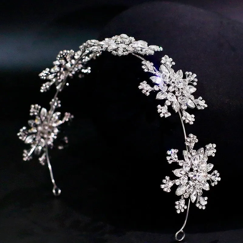 "Eira" - Winter Snowflake Bridal Headband