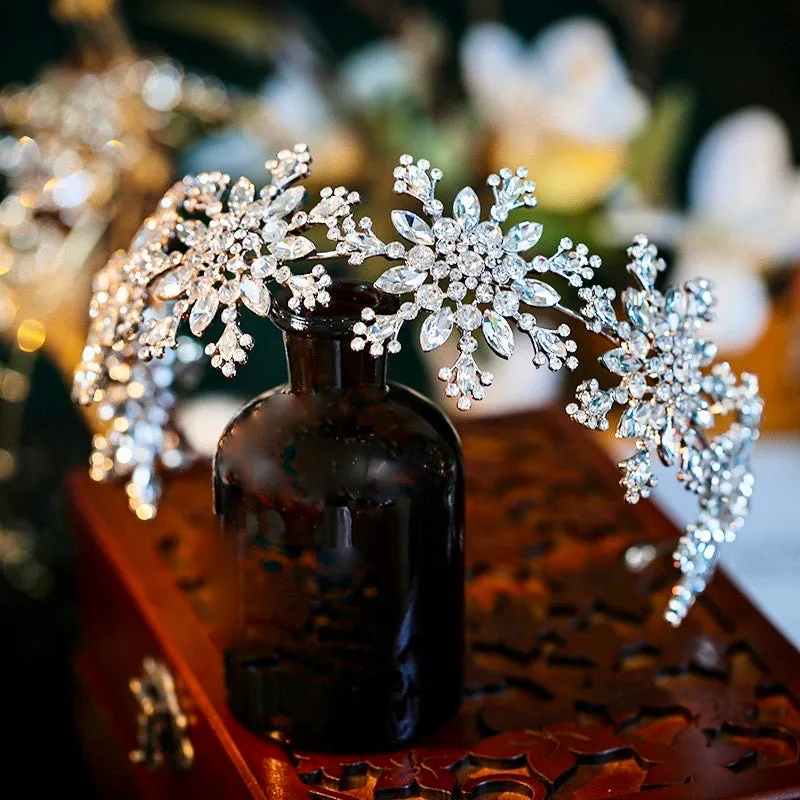 "Eira" - Winter Snowflake Bridal Headband
