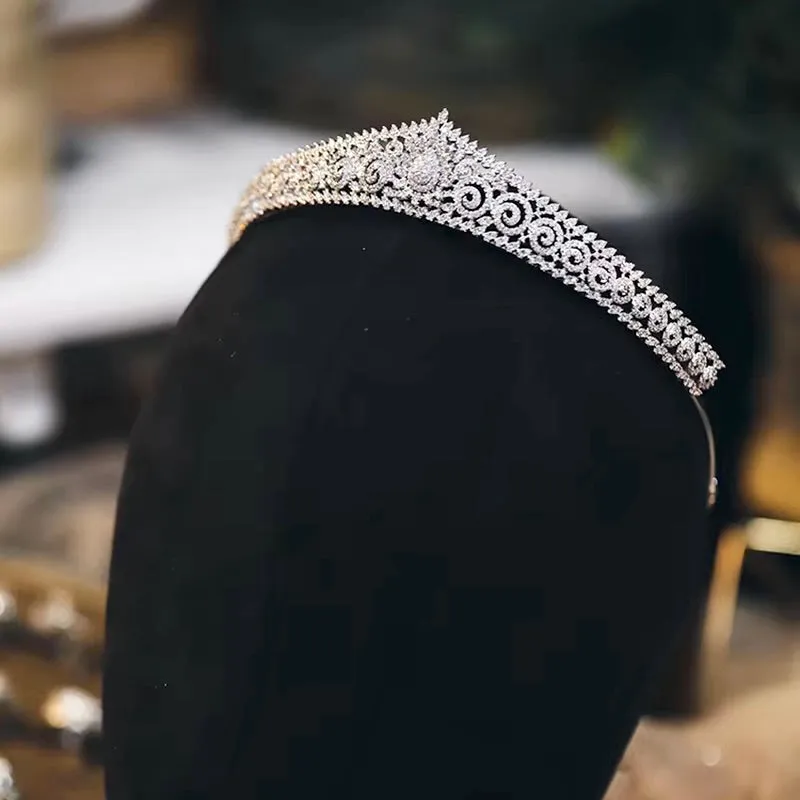 "Jacie" - CUbic Zirconia Bridal Tiara