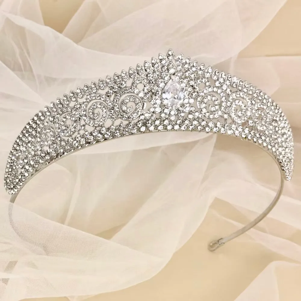 "Jacie" - CUbic Zirconia Bridal Tiara