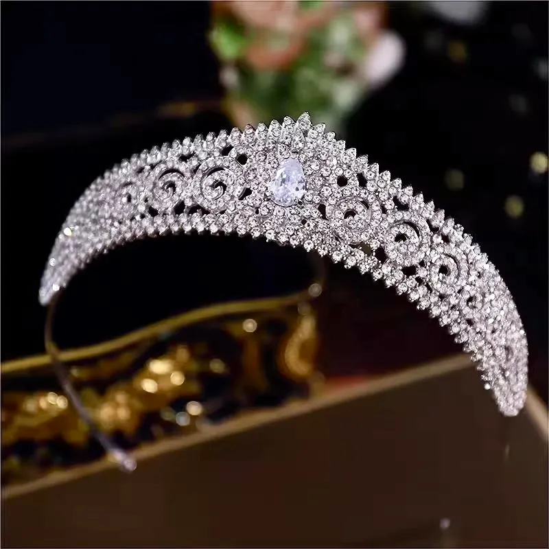 "Jacie" - CUbic Zirconia Bridal Tiara