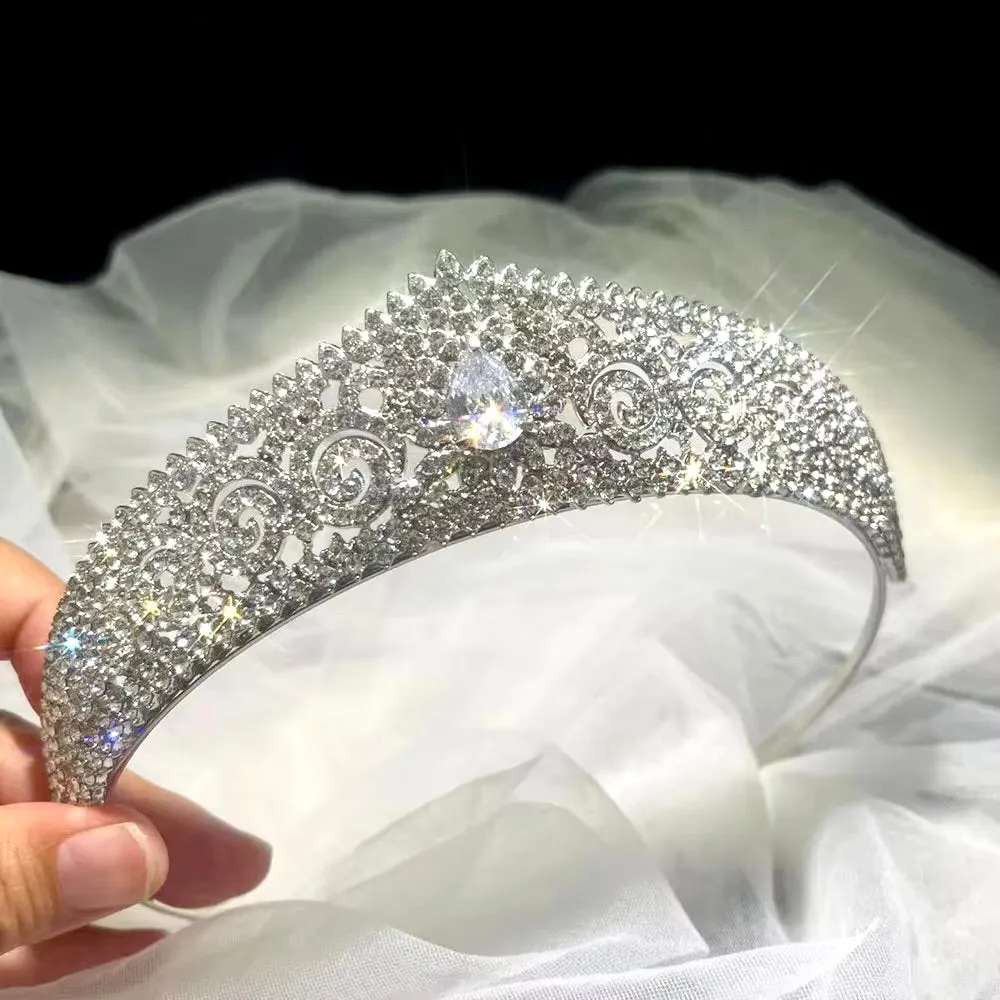"Jacie" - CUbic Zirconia Bridal Tiara