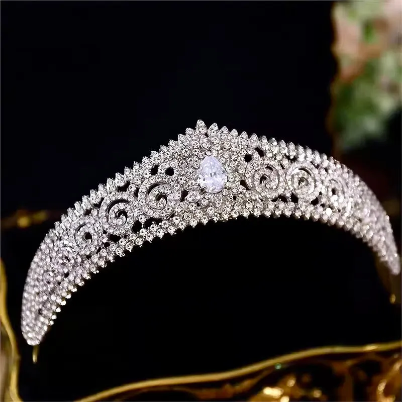 "Jacie" - CUbic Zirconia Bridal Tiara