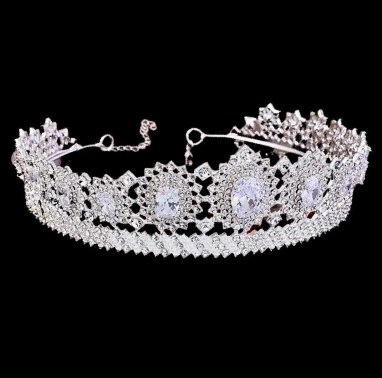 "Josie" - Rhinestone Wedding Tiara