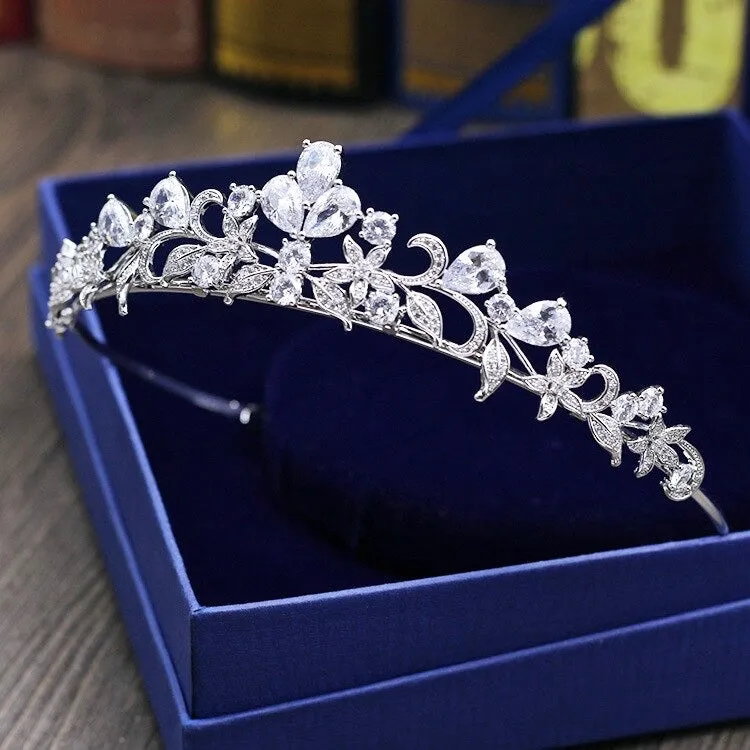 "Kyleigh" - Wedding Cubic Zirconia Tiara