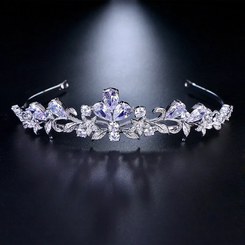 "Kyleigh" - Wedding Cubic Zirconia Tiara