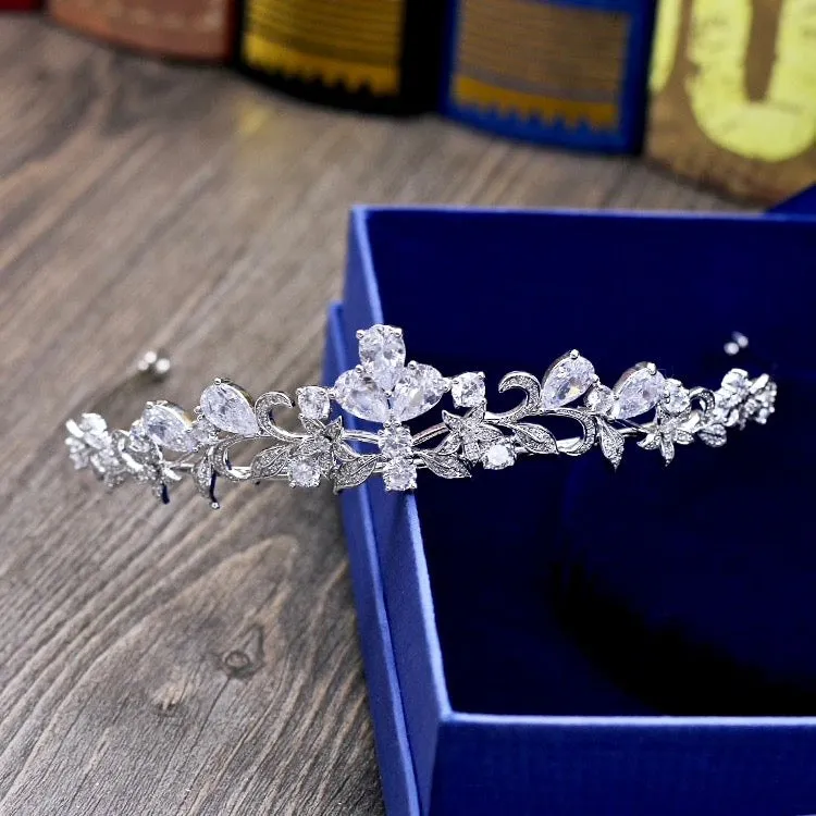 "Kyleigh" - Wedding Cubic Zirconia Tiara