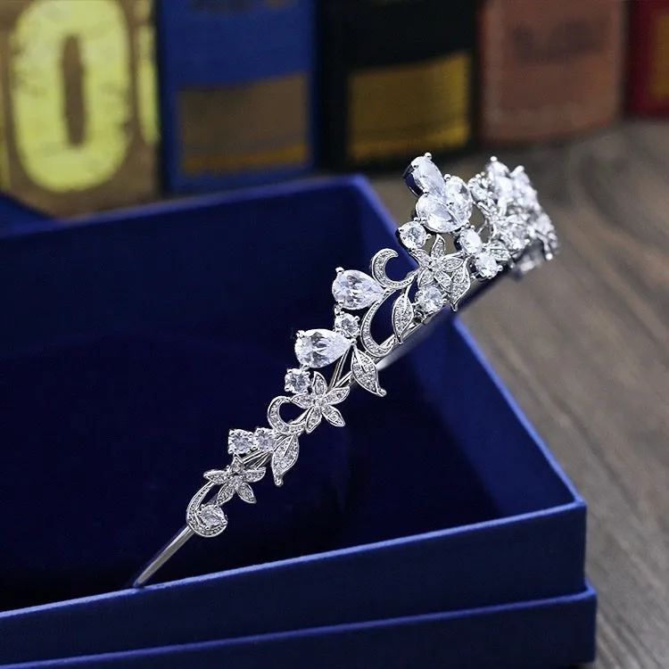 "Kyleigh" - Wedding Cubic Zirconia Tiara