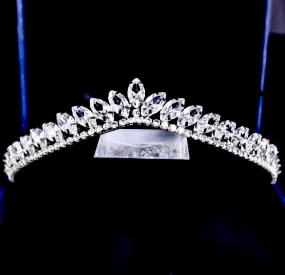 "Mona" - Delicate Wedding Cubic Zirconia Tiara