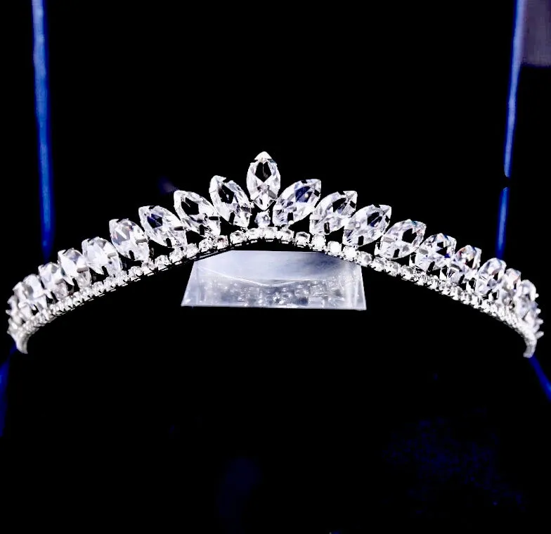 "Mona" - Delicate Wedding Cubic Zirconia Tiara