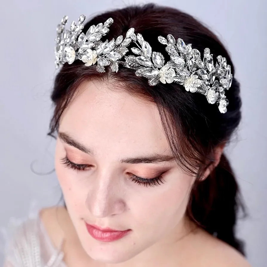 "Nikki" - Rhinestone Bridal Headband / Tiara
