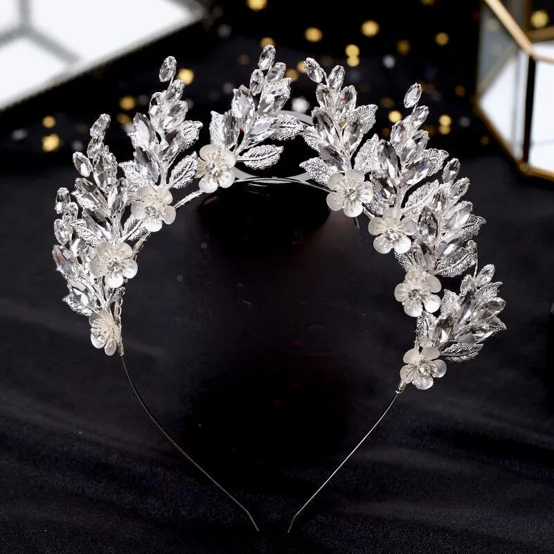 "Nikki" - Rhinestone Bridal Headband / Tiara