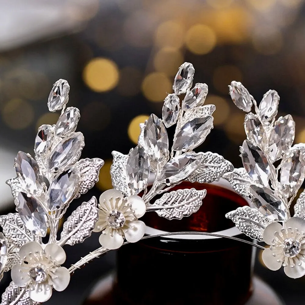 "Nikki" - Rhinestone Bridal Headband / Tiara