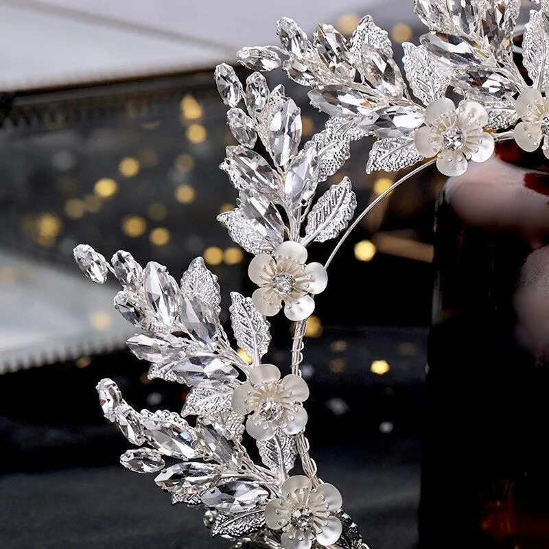 "Nikki" - Rhinestone Bridal Headband / Tiara