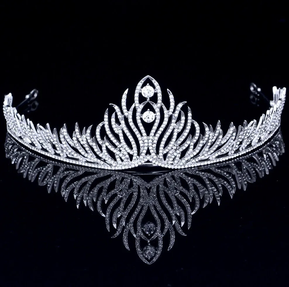 "Terri" - Wedding Cubic Zirconia Tiara