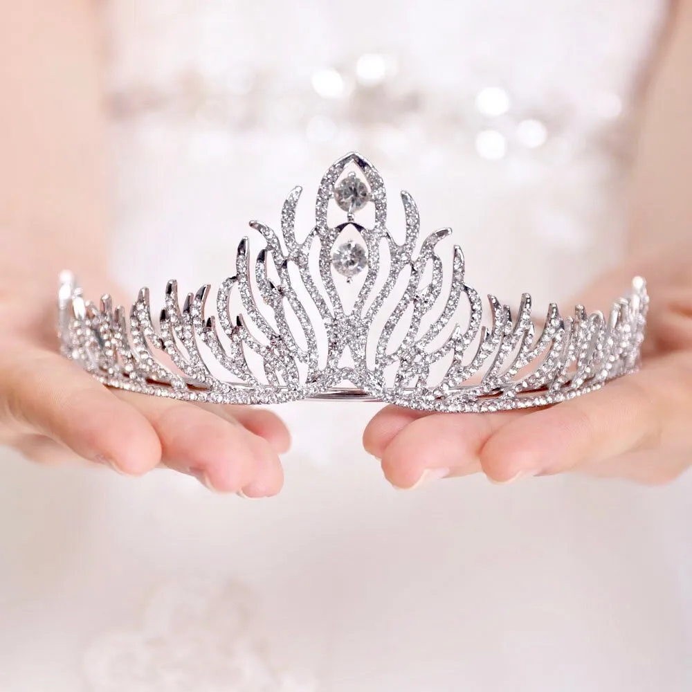 "Terri" - Wedding Cubic Zirconia Tiara