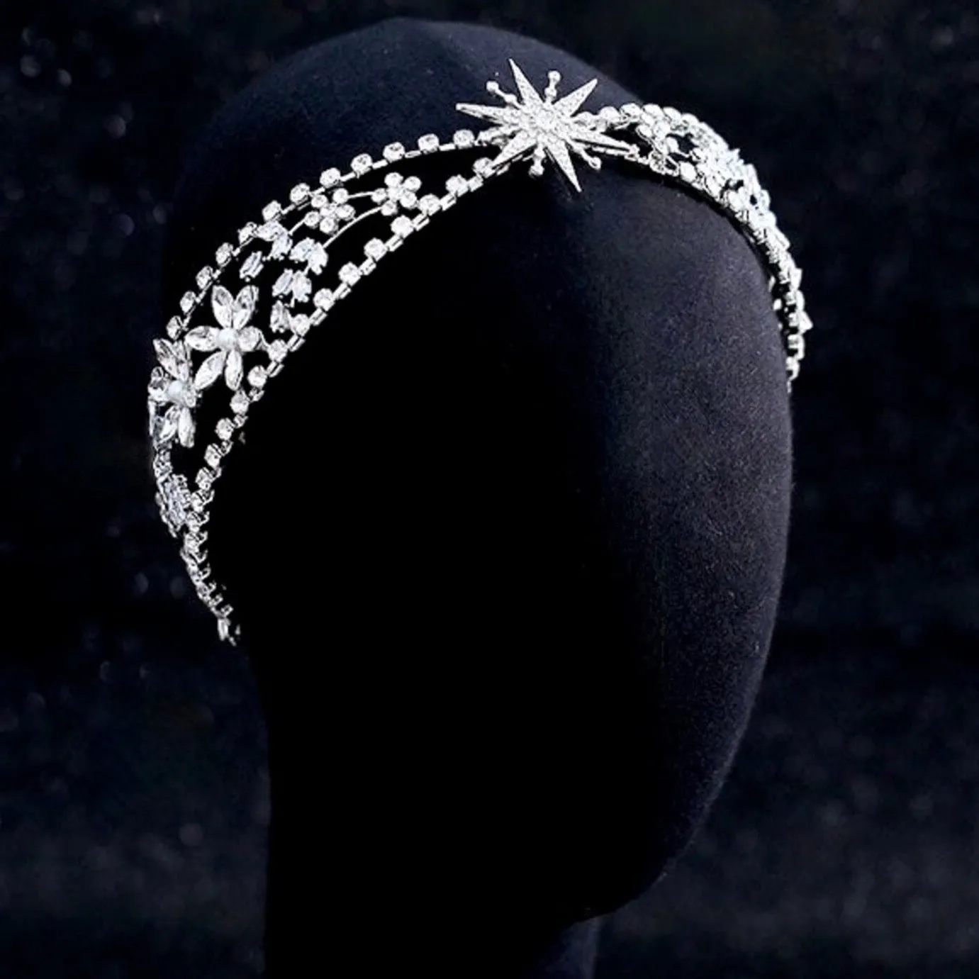 "Winter Star" - Bridal Headband / Tiara