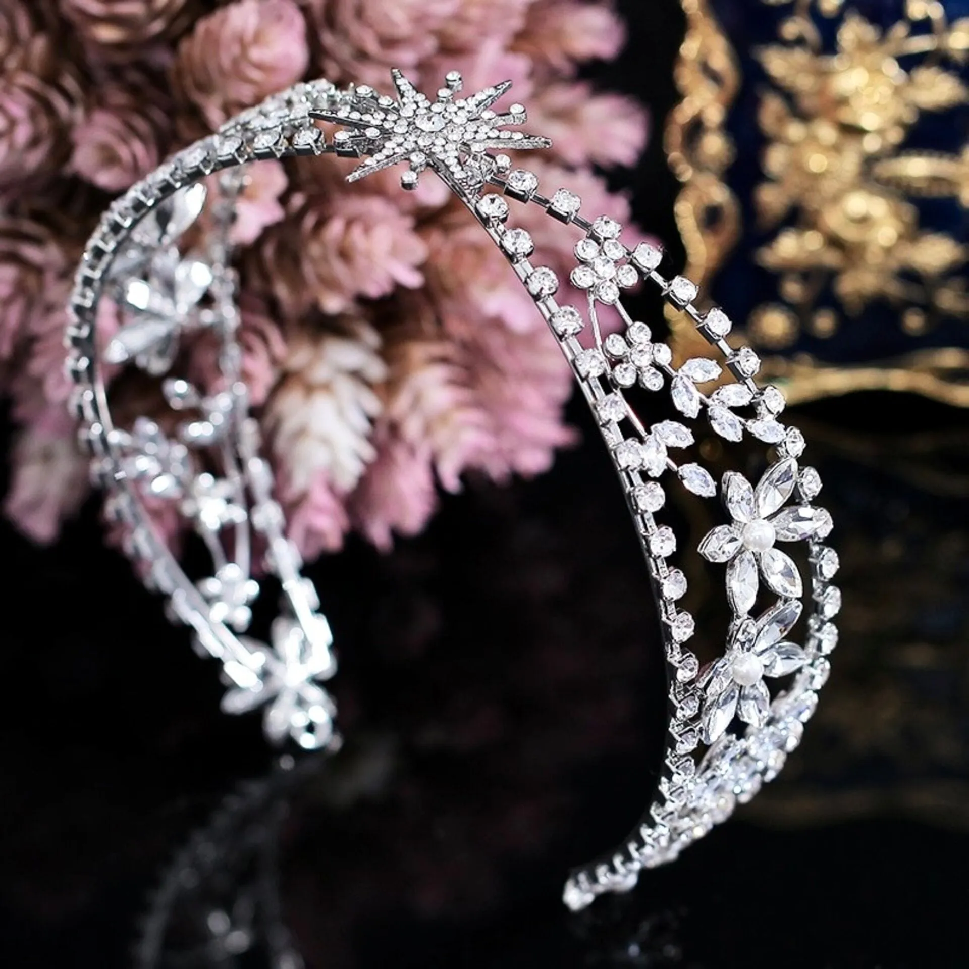 "Winter Star" - Bridal Headband / Tiara
