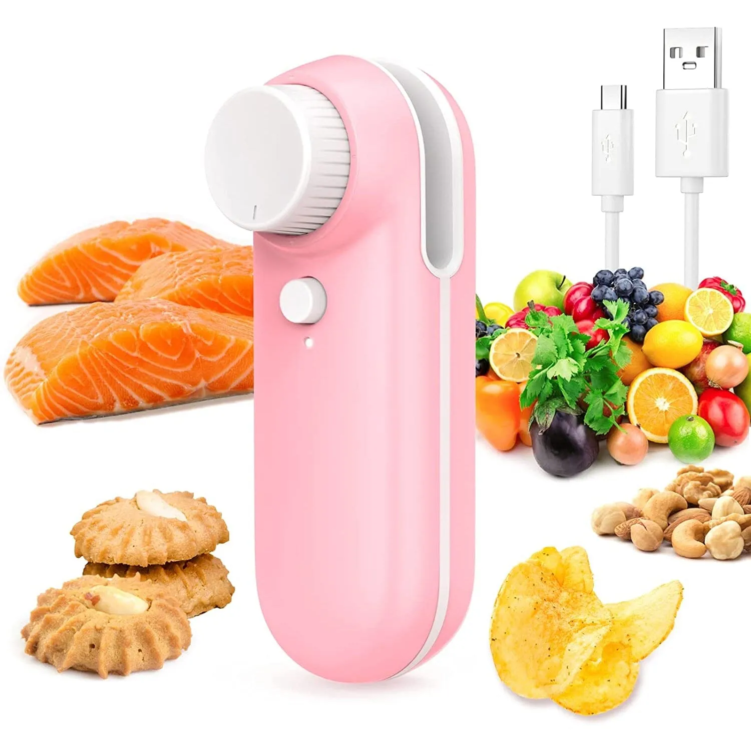 Rechargeable 2-in-1 Bag Mini Heat Sealer