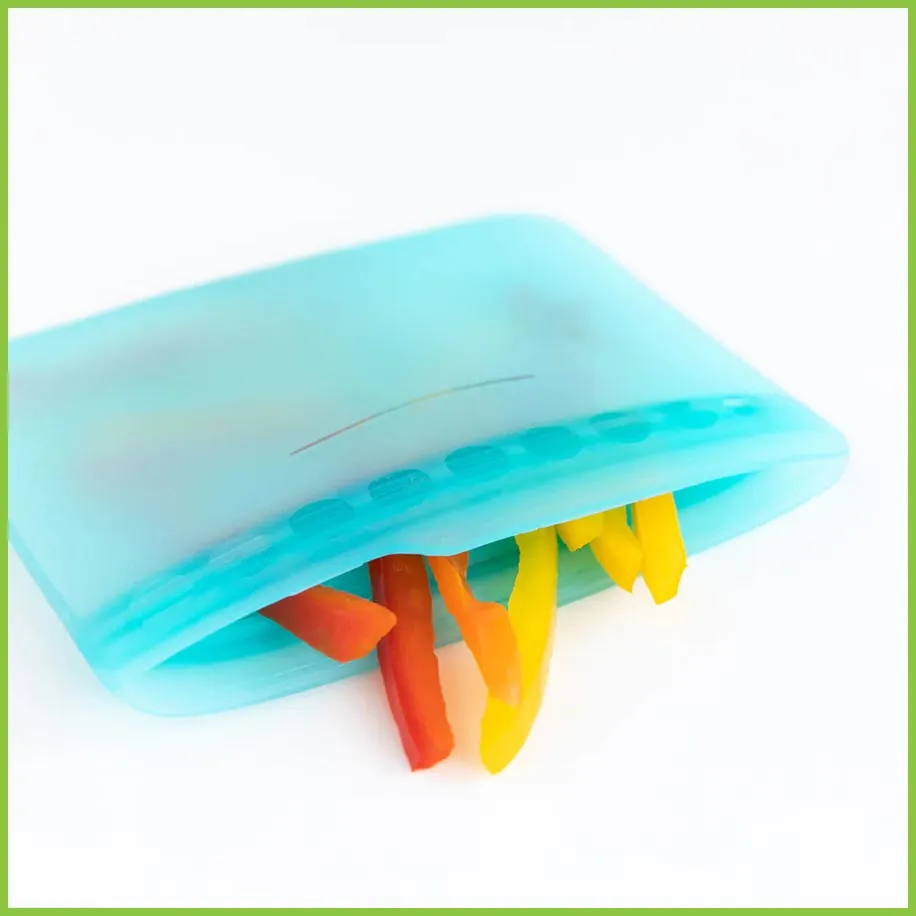 Reusable Silicone Freezer Bags - Zip-Lock Food Storage Bags | Bumkins