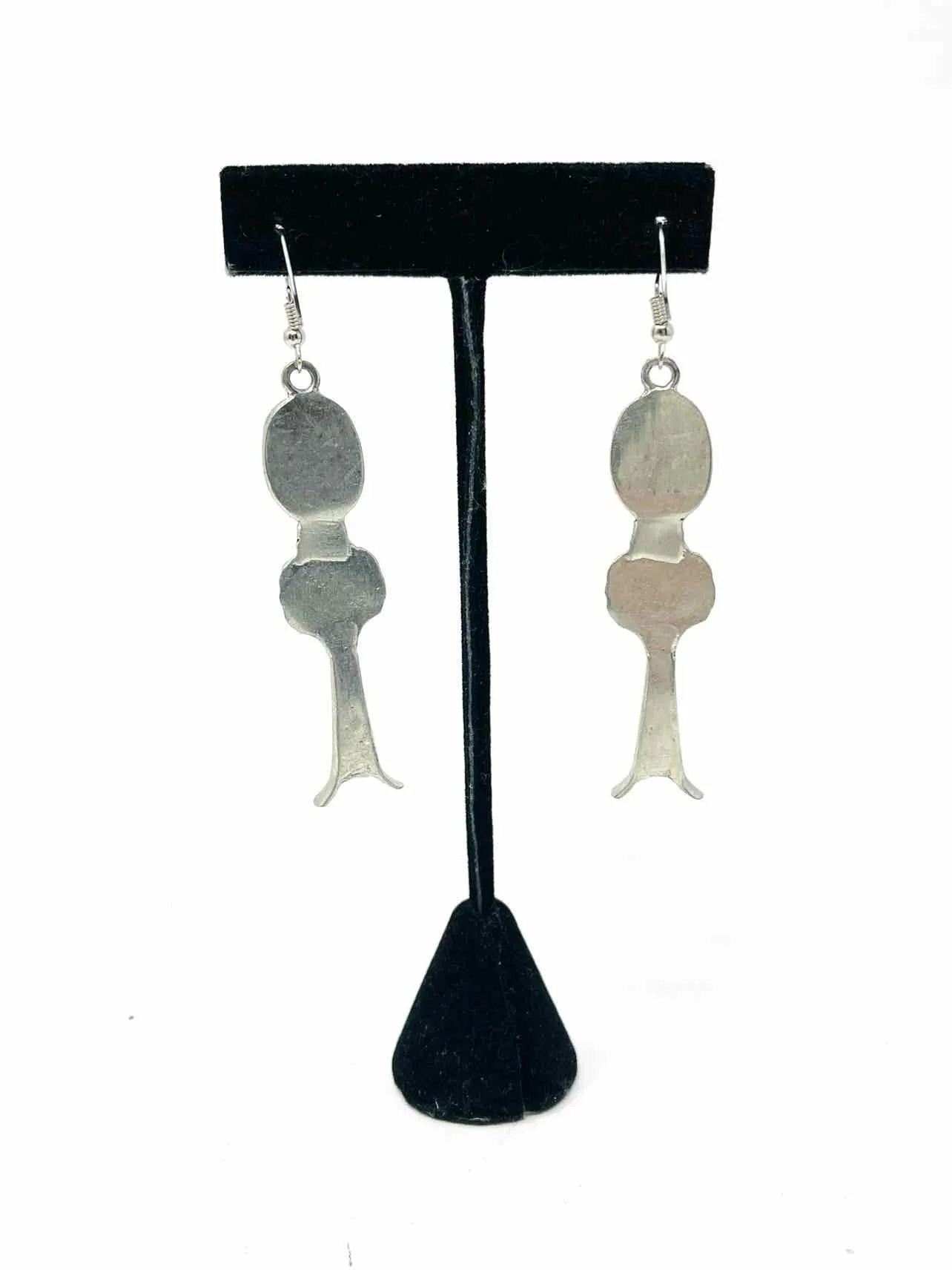 Silver/Blue Southwest Metal Jewelry Earrings
