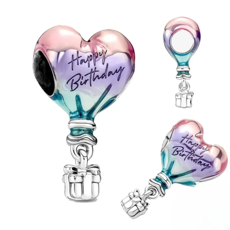 Sterling Silver Murano Dangle Charm Jewelry