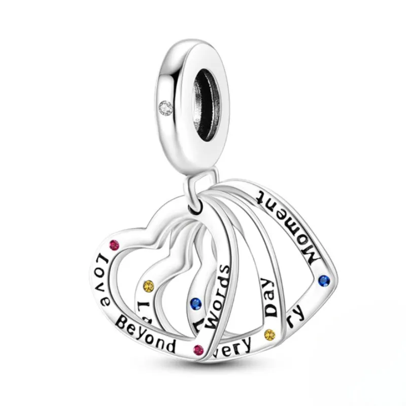 Sterling Silver Murano Dangle Charm Jewelry