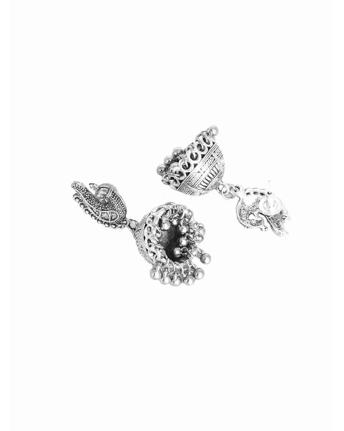 Teejh Yamura Silver Oxidised Jewelry Gift Set