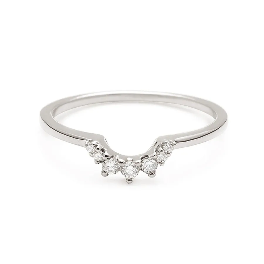 Tiara Band - Platinum & White Diamonds